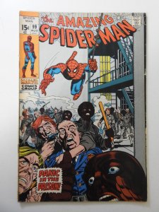 The Amazing Spider-Man #99 (1971) VG- Condition cover detached  top staple