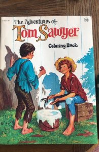 The adventures of Tom Sawyer coloring book 1978,mint!