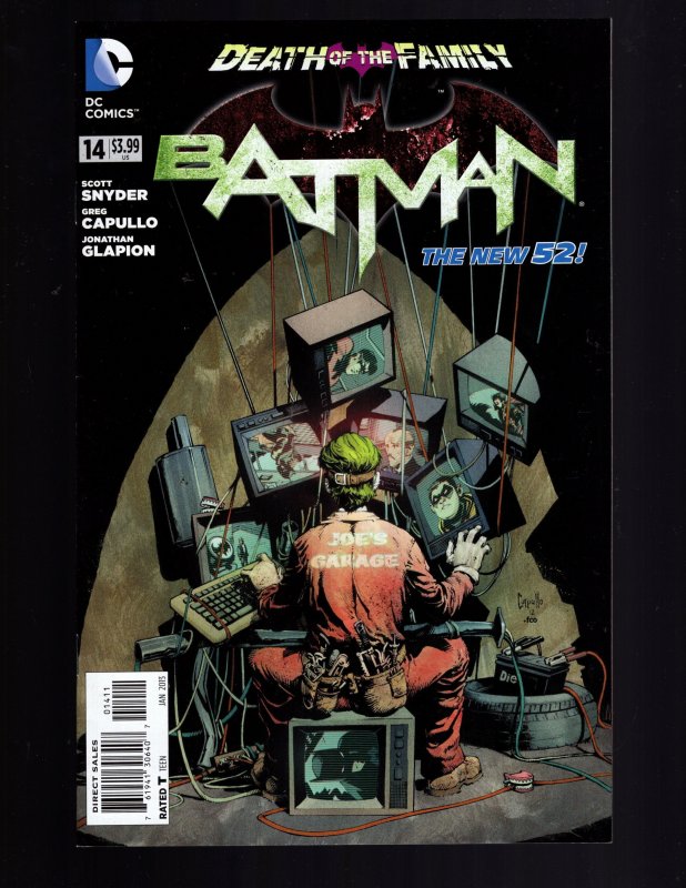 Batman #14 (2013) DEATH OF THE FAMILY Snyder & Capullo  / ID#01