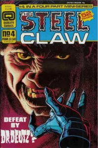 The Steel Claw #4 March 1987 Quality Comics Comic Book (NM)