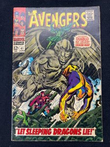 Avengers (1963) #41 VG/FN (5.0) vs Diablo & Dragon Man John Buscema