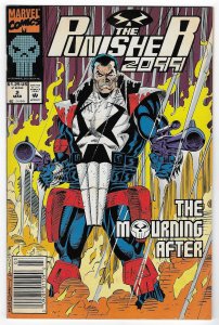 The Punisher 2099 #2 Newsstand Edition (1993)