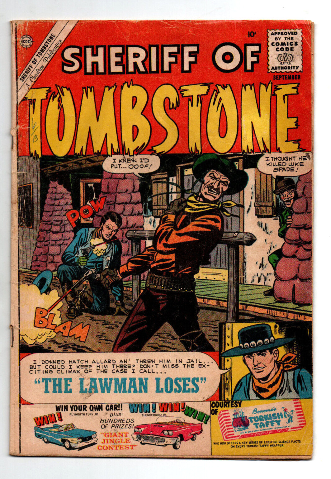 Sheriff of Tombstone #11 - Western - Charlton - 1960 - GD/VG | Comic ...