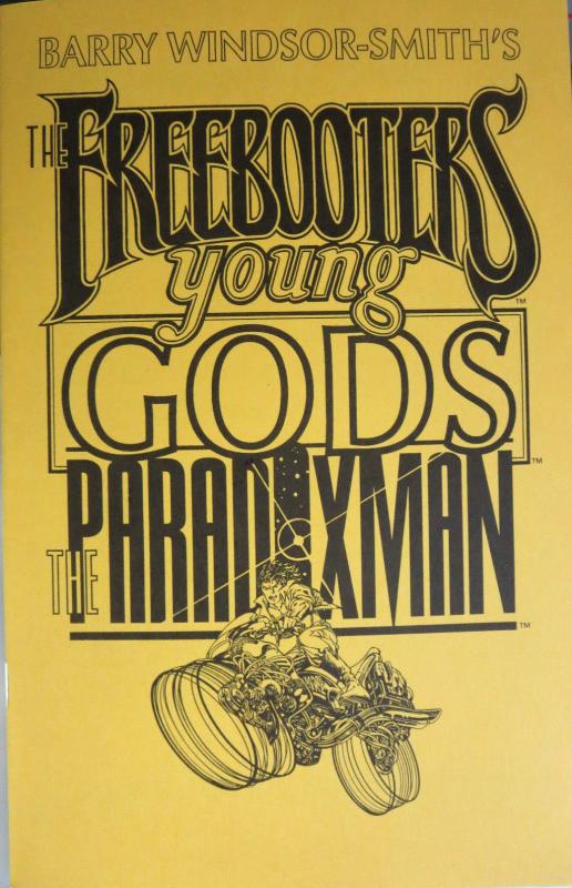 Barry Windsor-Smith's The Freebooters/Young Gods/The Paradoxman 5x8 ashcan
