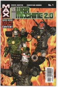 US War Machine 2.0, #1 VF+ (8.5) The MAX limited series follow-on!