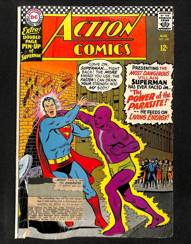 Action Comics #340 1st Parasite!