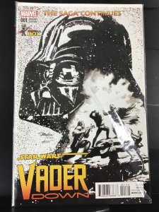 Star Wars: Vader Down Comic Con Box Black and White Cover (2016)