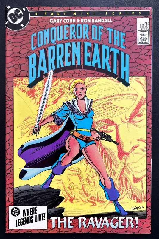 Conqueror of the Barren Earth #1-4(1985) Complete Set VF/NM Bondage CVR included