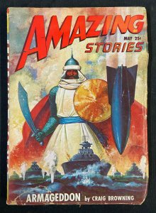 AMAZING STORIES MAY 1948 PULP MAGAZINE VG+