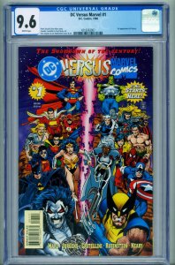 DC VERSUS MARVEL #1 CGC 9.6 1996 Comic book-X-men-Superman 4318632007