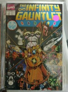 infinity gauntlet #1 thanos avengers jim starlin silver surfer warlock  endgame 