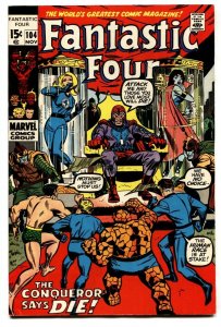 FANTASTIC FOUR #104 1970-John Romita -MARVEL VF