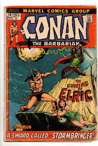 Conan the Barbarian #14 (Marvel, 1972) GD/VG