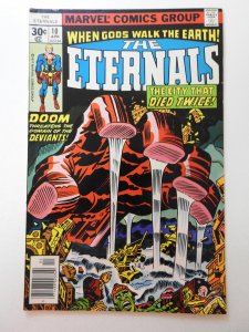 The Eternals #10 (1977) Kirby Pencils! Sharp VF Condition!