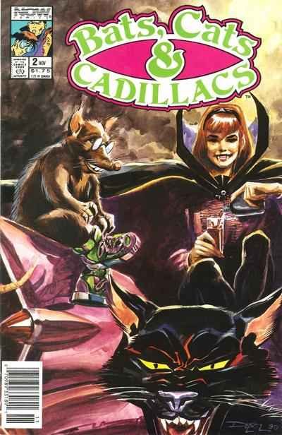 Bats Cats & Cadillacs #2, VF+ (Stock photo)