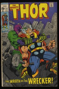 Thor #171 FN/VF 7.0 Marvel Comics Wrecker!