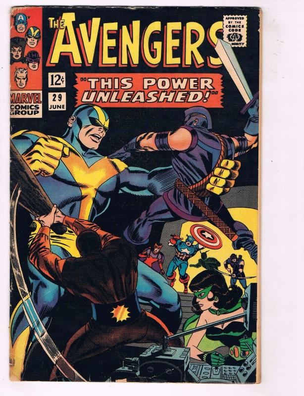 Avengers # 29 FN Marvel Silver Age Comic Book Captain America Hulk Thor Wasp J30