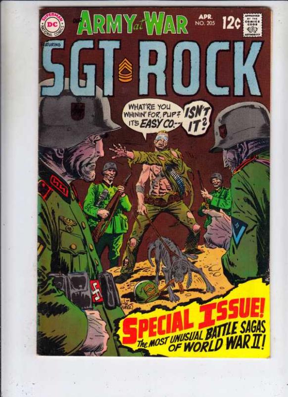 Our Army at War #205 (Apr-69) VF/NM High-Grade Easy Company, Sgt. Rock