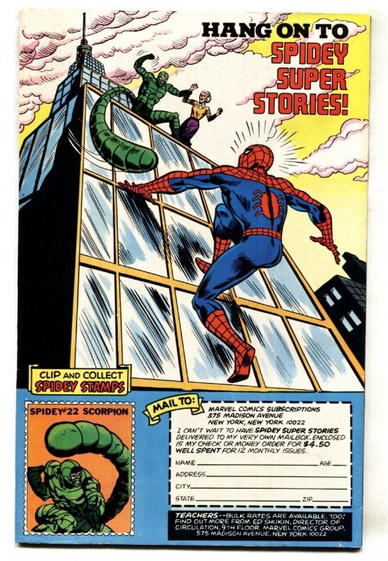Spidey Super Stories #38--1979--Fantastic Four--comic book--Marvel