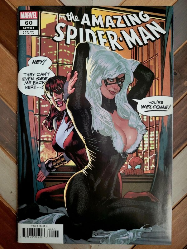 Amazing Spider-Man #60 + Jackpot & Black Cat #1 (Marvel 2024) Adam Hughes Covers