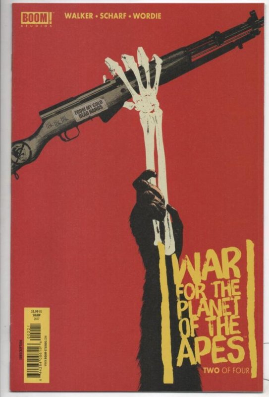 WAR for the PLANET of the APES #2, NM, Shaw, 2017, Boom, more PoA in store