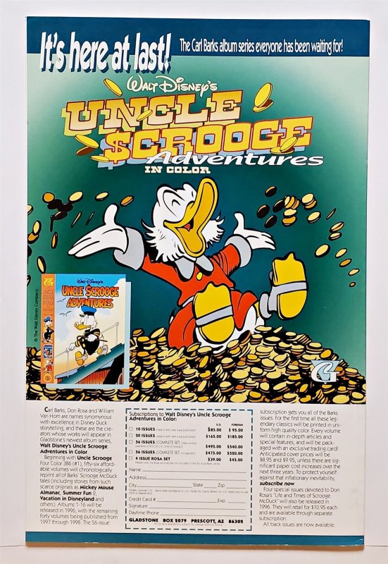 Walt Disneys Comics and Stories #603 (June 1996, Gladstone) 8.5 VF+