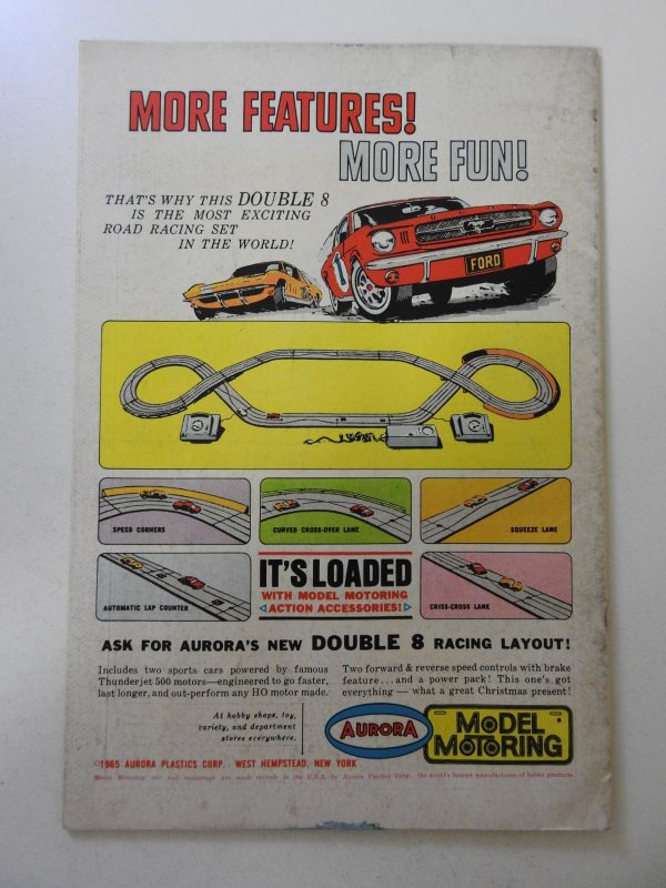 Blackhawk #217 (1966) VG+ Cond moisture stain, centerfold detached bottom staple