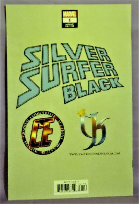 SILVER SURFER BLACK #1 Ryan Brown Comics Elite Variant Cover (Marvel 2019)