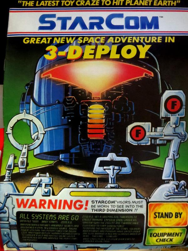 StarCom Great New Space Adventure in 3-Deploy GREAT 3-D comic Gary Leach art VF