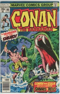 Conan the Barbarian #86 (1970) - 6.0 FN *Devourer of the Dead*