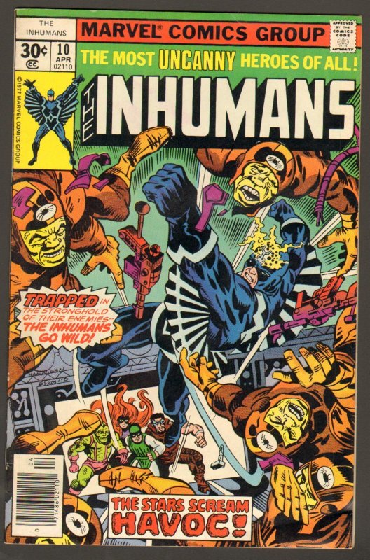 Inhumans #8 & #10 - The Most Uncanny Heroes of All! Set!- 1977 (Grade 7.5) WH