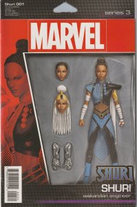 Shuri # 1 Action Figure Variant Cover NM Marvel 2019 [K6]