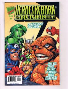 Heroes Reborn The Return Complete Marvel Comics Limited Series # 1 2 3 4 J53