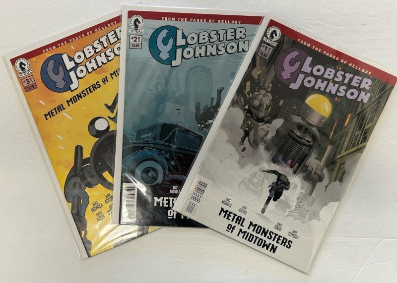 *Lobster Johnson Metal Monsters (2016) 1-3 of 3 | 3 HIGH GRADE books total