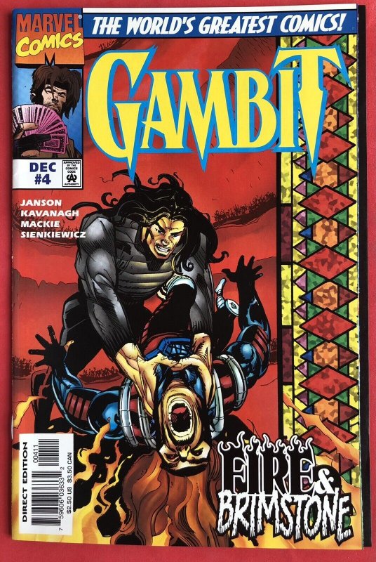 Gambit #1,2,3,4 (1997) Complete Mini Series Set 