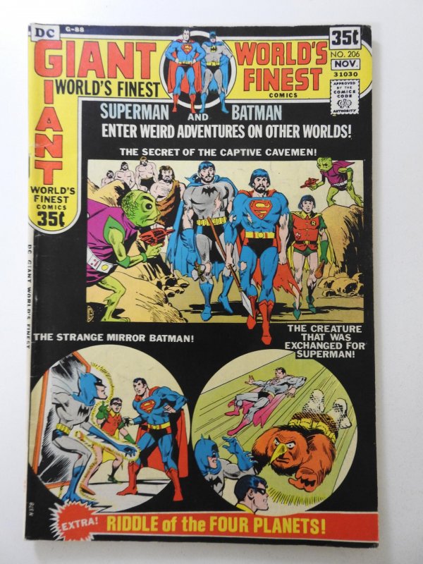 World's Finest Comics #206 (1971) The Strange Mirror Batman!...