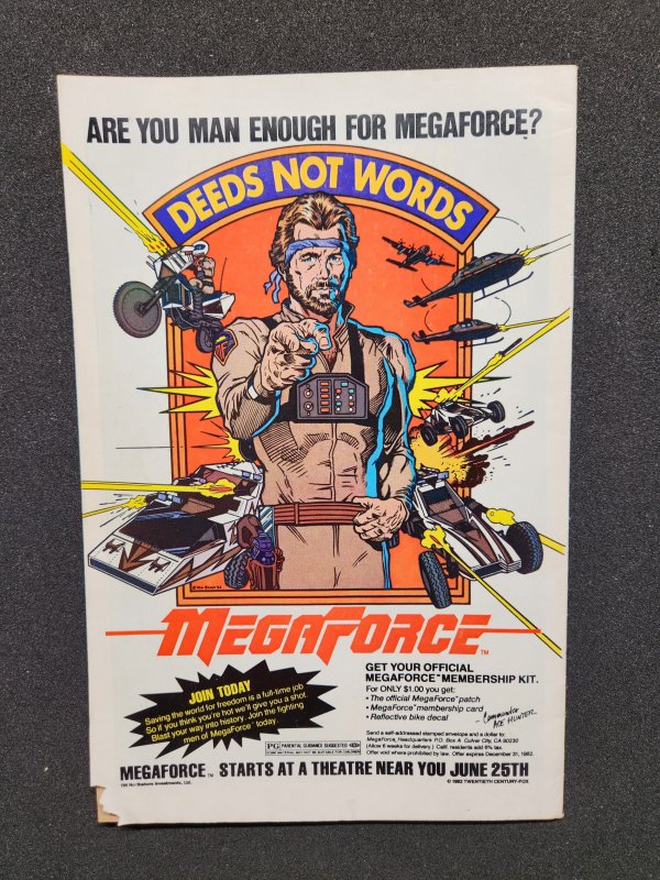 Xmen #161 - Back Cover Damage