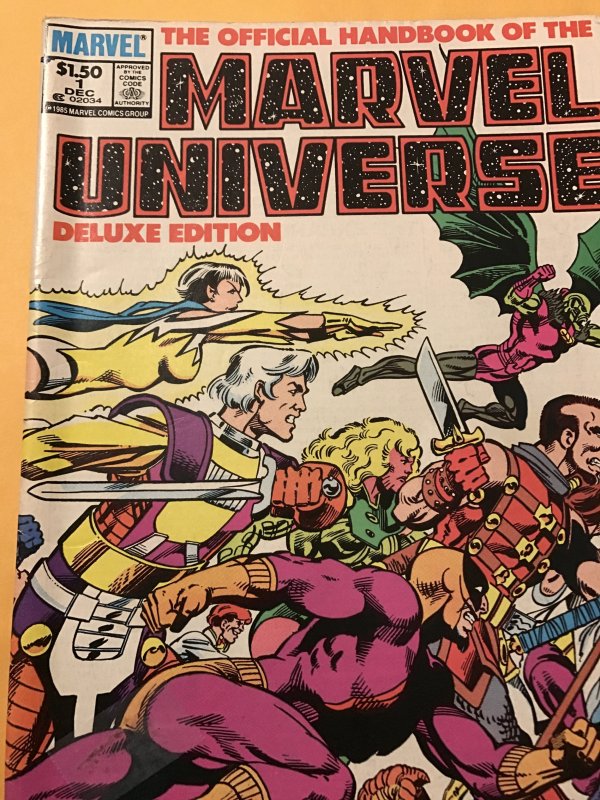 The Official Handbook of the Marvel Universe #1  Vol. 2 1984 Fn; Ant Man