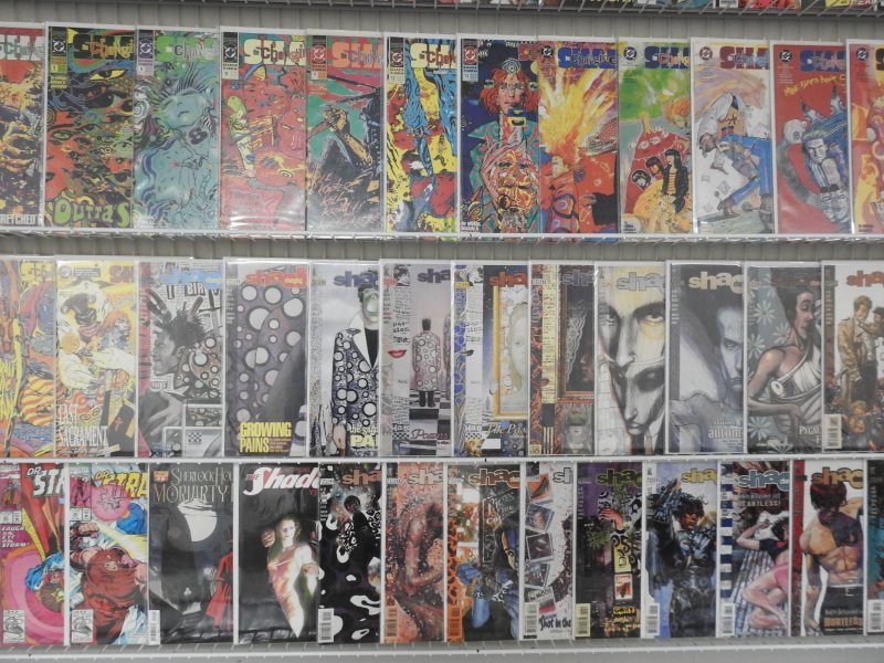 Huge Lot 150 Comics W/ Shade the Changing Man, Borderlands, + Avg VF see desc