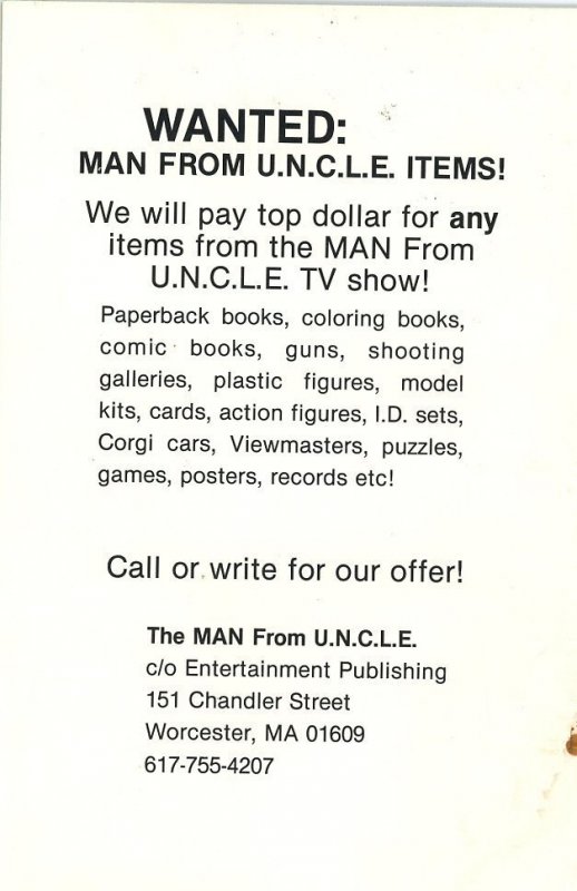 The Man from U.N.C.L.E. Set 1, 2, 7  F  1987-88