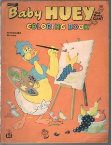 Baby Huey Coloring Book #4640 1950's-Harvey Comics character-G/VG