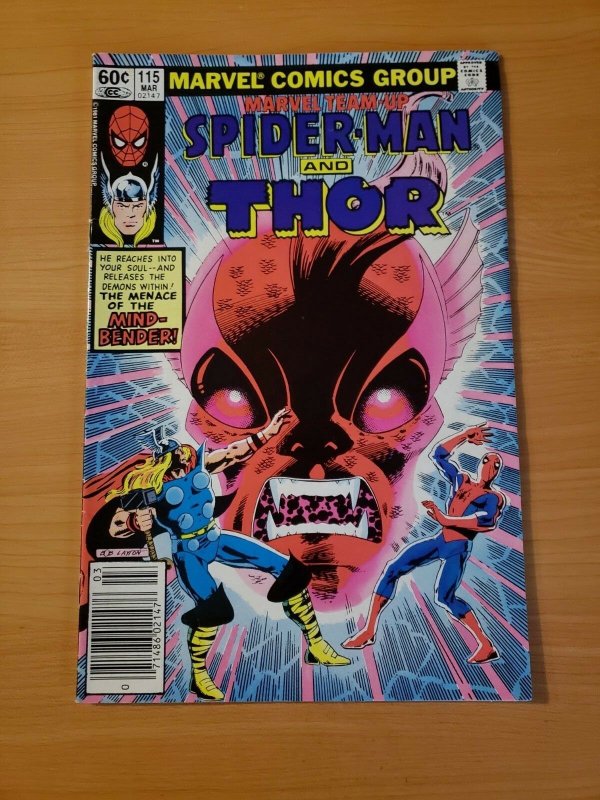 Marvel Team-Up #115 Newsstand Edition ~ VF - NEAR MINT NM ~ 1982 Marvel Comics