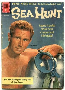 Sea Hunt #10 1961- Silver Age Dell comic- Lloyd Bridges VG-