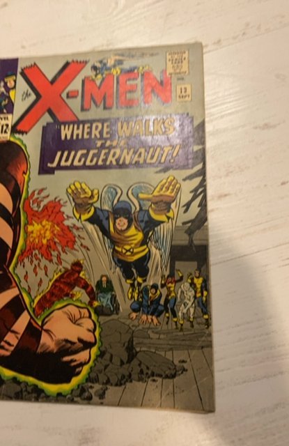 The X-Men #13 (1965)where walks the juggernaut -2nd app