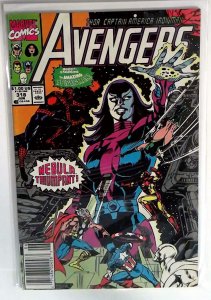 The Avengers #318 (1990) Marvel Comics Newsstand Comic Book