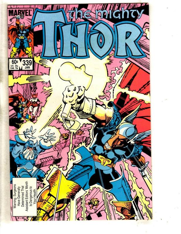 7 Mighty Thor Marvel Comics # 293 295 338 339 340 374 375 Avengers Hulk CR48