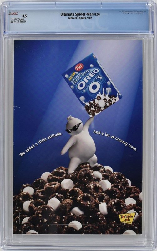 ULTIMATE SPIDER-MAN 74 CGC 8.5 MARK BAGLEY 2002