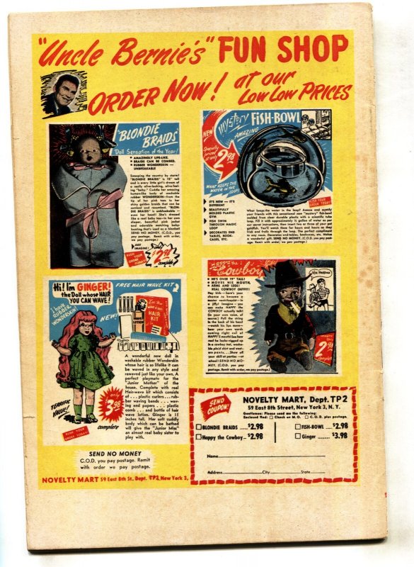 John Wayne Adventure #15 1952-Toby--Golden-Age comic book