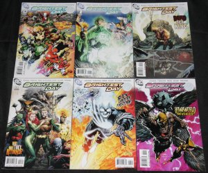 Modern DC BRIGHTEST DAY BLACKEST NIGHT 56pc Mid Grade Comic Lot VF w/ Variants