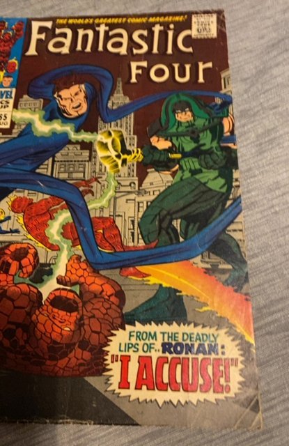 Fantastic Four #65  (1967) first Ronan the accuser lower grade